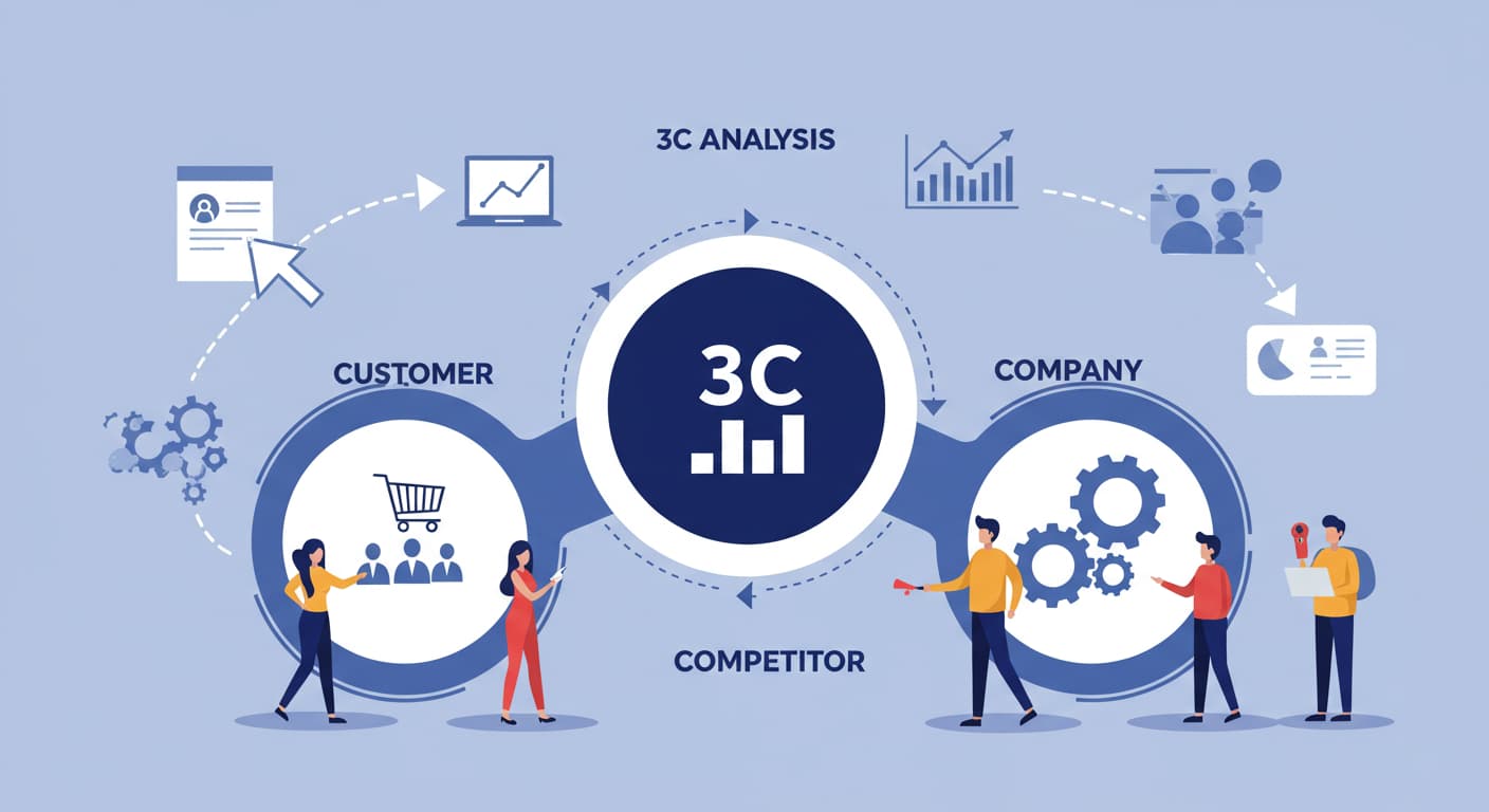 3C分析完全ガイド：初心者でもわかる戦略フレームワーク